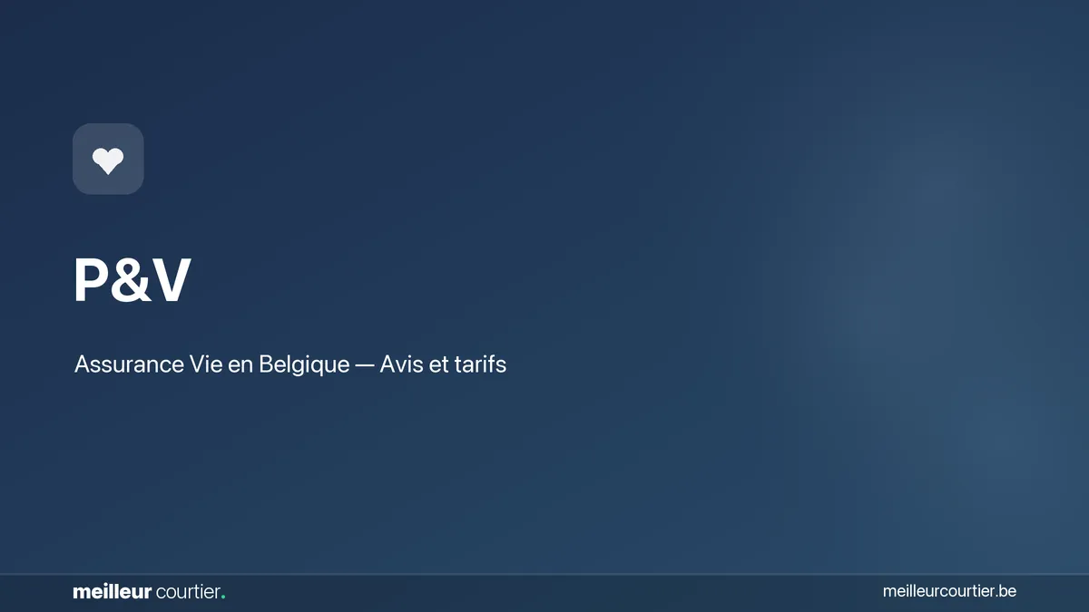 Assurance vie P&V - Épargne-pension en Belgique